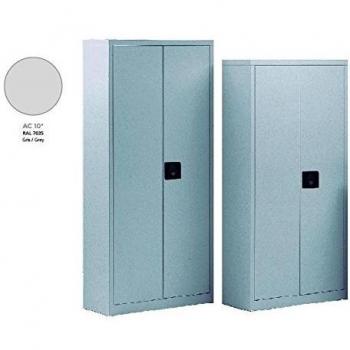 ARMARIO METÁLICO PUERTAS BATIENTES ROCADA 105X102X45 2 BALDAS COLOR GRIS