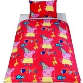 VPeppa Pig Funfair Toddler Children's Bedding Set.