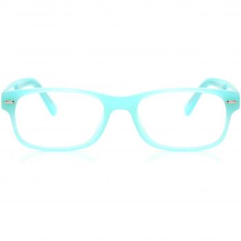 Square Full Rim Plastic Kids' Prescription Glasses Online Blue Size 45 - Blue Light Block Available - SmartBuy Kids