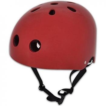 vidaXL Casco de Bicicleta BMX Rojo, Talla L 58 - 61 cm Ciclismo Protección