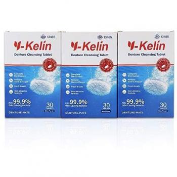 Pastillas limpiadoras para dentaduras Y-Kelin