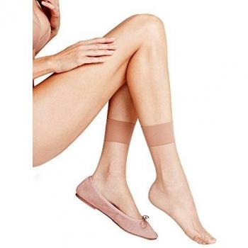 FALKE Shelina Ultra-Transparent Women's Ankle Socks 12 DEN, Skin Color Brasil 4679, Size 35-38
