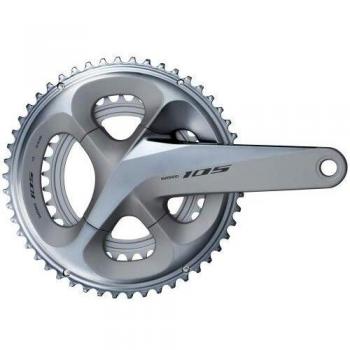 SHIMANO 105 Double Road Bicycle Crank Set - FC-R7000