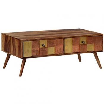 vidaXL Solid Wood Coffee Table 39.4x19.7x15.4