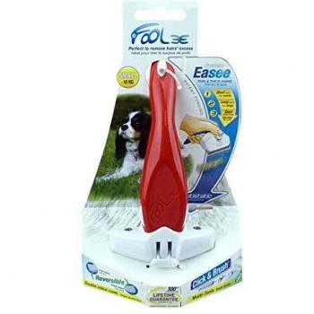 Cepillo para perros FoOLEE Easee Pequeño Rojo 4,5 cm Multiposición