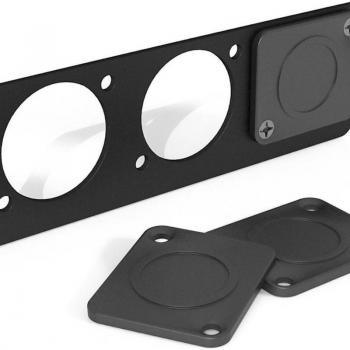 Temple Audio Mini Module Punched Plate Case for Effects Pedals - Black