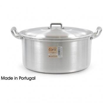 Cacerola Con Tapa Aluminio 28cm