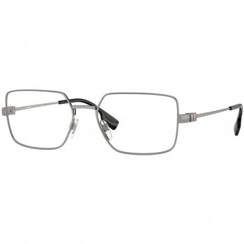 Burberry BE1380 1003 Men's Eyeglasses Gunmetal Size 56 - Blue Light Block Available (Frame Only)
