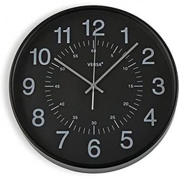 Versa Serene Reloj de Pared Silencioso Decorativo para la Cocina, el Salón, el Comedor o la Habitación
