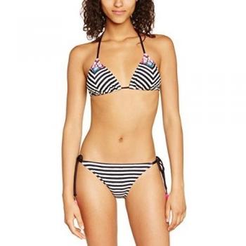 Billabong Bikini Monterrico Strippe S - Traje de dos piezas para competición de mujer, color multicolor, talla XL