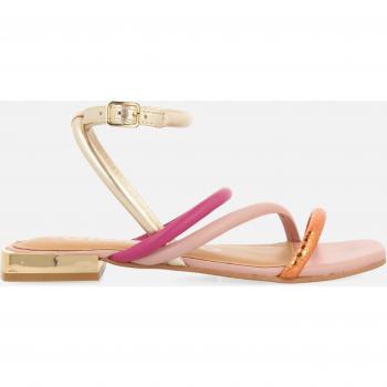 Gioseppo Sandalias de Piel Multicolor con Metalizados para Mujer Latah - Piel de Calidad, Cierre Ajustable, Forro de Piel, Plantilla Acolchada, Piso Flexible