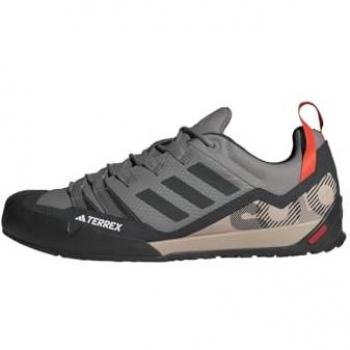 Zapatillas de trekking Adidas Terrex Swift Solo 2, color gris y negro, talla 45(1/3) EU, diseño unisex