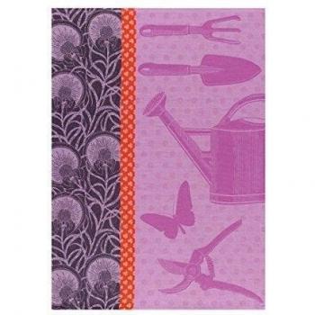 Le jacquard francés paño de cocina Au jardin Anemone