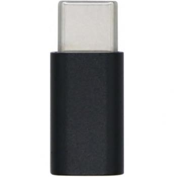 Adaptador Aisens A108-0414 USB 2.0 Tipo-C Macho a Micro USB Hembra Negro