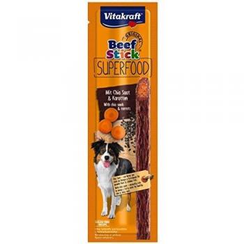 Vitakraft Beef Stick Superfood Zanahoria y Chía 25 g.