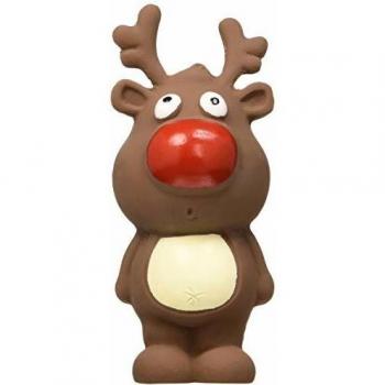 Juguete de Latex para Perros Flamingo Navideño 14cm