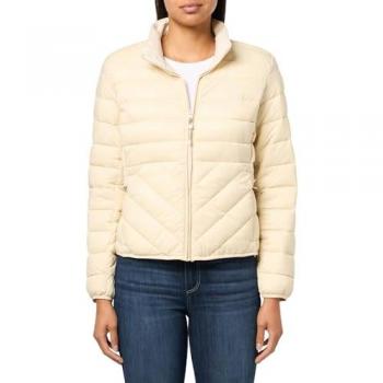 Timberland Women's Axis Peak Durable Water Repellent Jacket in Beige, Size L