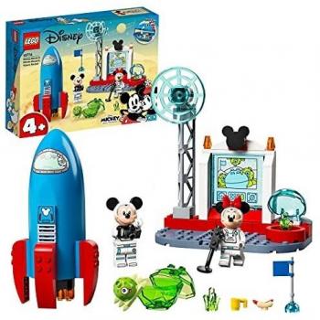 LEGO 10774 Disney Mickey Mouse and Friends Minnie Mouse’s Space Rocket Buildable Toy for Kids 4 Plus Years Old