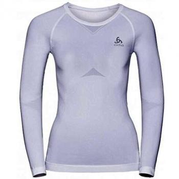 Odlo Suw Performance Evolut - Camiseta de Manga Larga para Mujer, Unzutreffend, Suw Performance Evolut - Camiseta de Manga Larga, Mujer, Color Blanco, tamaño Medium