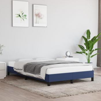 Estructura de cama tela azul 120x190 cm Vidaxl Azul