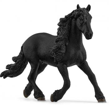 Figura de Colección Semental Frisón Negro de Schleich - Horse Club 13975