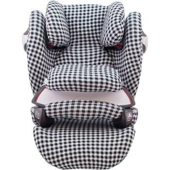 Funda para silla de coche JYOKO compatible con Cybex Pallas M-Fix y Cybex Pallas S-Fix, diseño Vichy