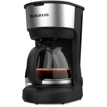Cafetera de Goteo Taurus Verona 6 Inox, 6 Tazas, 600W, Filtro Reutilizable, Auto Apagado