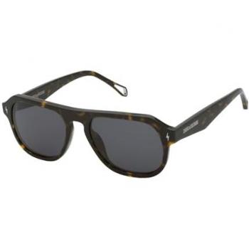 Zadig & Voltaire Unisex Sunglasses 54MM Shiny Dark Havana CAT3