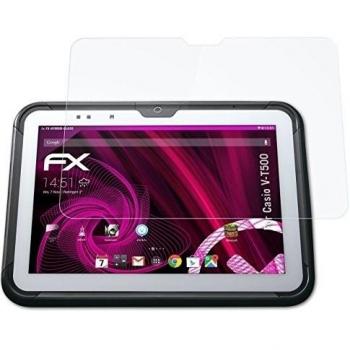 atFoliX Lámina Protectora de plástico Cristal Compatible con Casio V-T500 Película Vidrio, 9H Hybrid-Glass FX Protector Pantalla Vidrio Templado de plástico