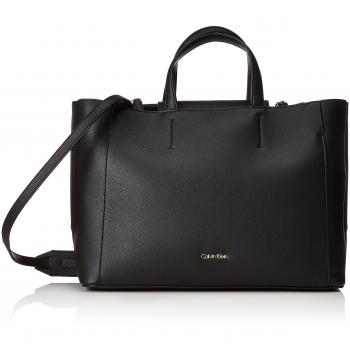 Calvin Klein - Metropolitan Tote, Bolsos totes Mujer, Negro