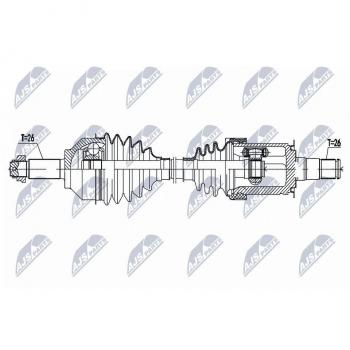 Árbol de transmisión NTY NPW-BM-161, compatible y de alta calidad