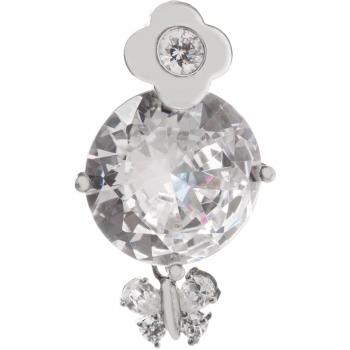 Colgante Mujer Folli Follie Crystals Plateado