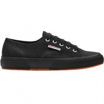 Superga 2750 Cotu Classic Women's Sneaker - Full Black - UK 4 (EU 37)