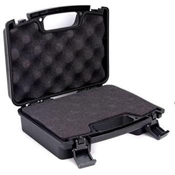 ABS pistola caso duro táctico pistola funda pistola caso forro de espuma acolchada