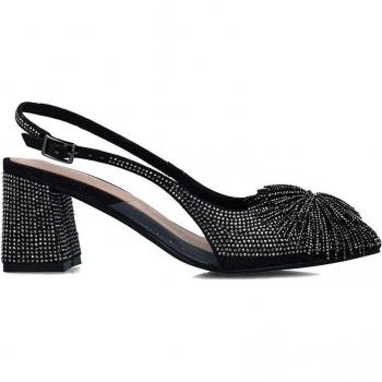 Zapatos de salón de mujer Menbur con glitter y detalle pompón