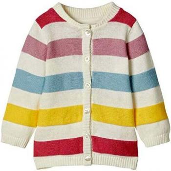 NAME IT Nbfdenilli LS Knit Card Suéter cárdigan, Snow White, 74 para Bebés