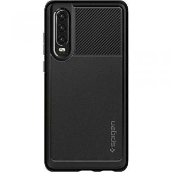 Spigen Rugged Armor Case Compatible with Huawei P30 - Matte Black