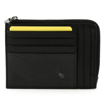Slim wallet in leather Mandarina Duck Keeper VP09 Black