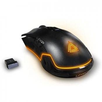 Ratón Gaming Inalámbrico Lexip AR18 Aero Speed - Óptico, 6 Botones, Negro (PC)