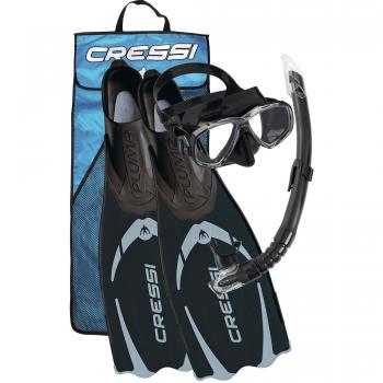 Cressi Pluma Snorkeling Set with Bag Size 37/38