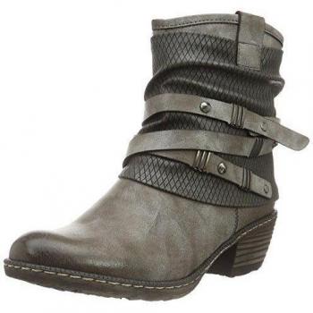 Rieker Kinder K1483, Botas De Vaquero Para Niñas, Gris
