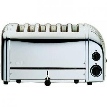 Tostadora 6 ranuras 3000w acero inoxidable Dualit Classic 6 Vario