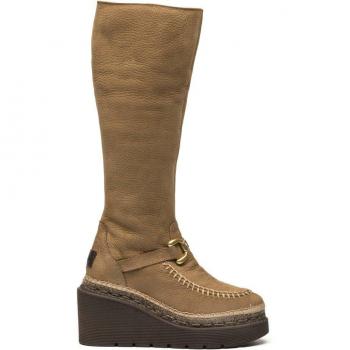Botas de mujer de piel con detalle frontal - Vidorreta 128810