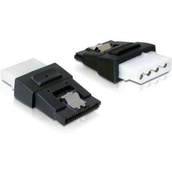 Adaptador de Alimentación SATA 15pin a Molex 4pin con Clip
