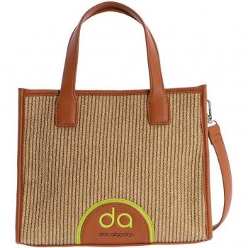 Bolso de mano multiposición Arantxa con cierre de cremallera y diseño natural