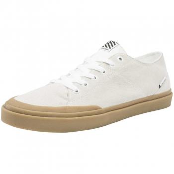 Volcom Leeds Suede Shoe, Zapatillas de Skateboard para Hombre, Blanco