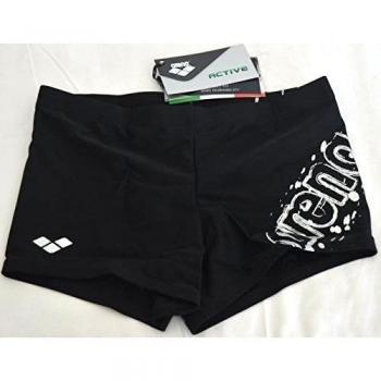 Arena activos badeshorts Bern traje de baño retro Gr, 4 waterfeel x-life colour negro/plata