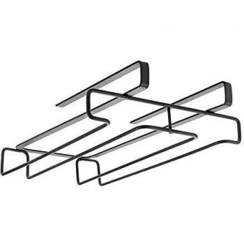 Metaltex Lava Organizador Copas, Negro, 21x28x7