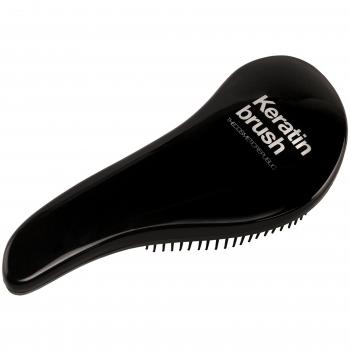Cepillo Desenredante Keratin The Cosmetic Republic Negro - Cepillo desenredante, color negro, diseñado con tecnología de queratina para facilitar el desenredo del cabello y minimizar el daño