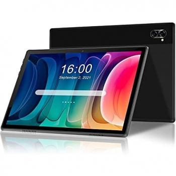 Tablet 10 Pulgadas Baratas y Buenas 5G WiFi Android 10.0 Tableta con Procesador 8-Core, 1200 * 1920 FHD Display, 64 GB Ampliables hasta 512 GB,6000mAh |Dual Cámara 5MP+8MP | Bluetooth | GPS - Negro